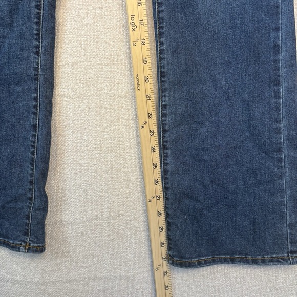 So Womens Jeans Size 9/27 Low Rise Bootcut Medium Wash Denim Blue Stretch Casual - Picture 5 of 10